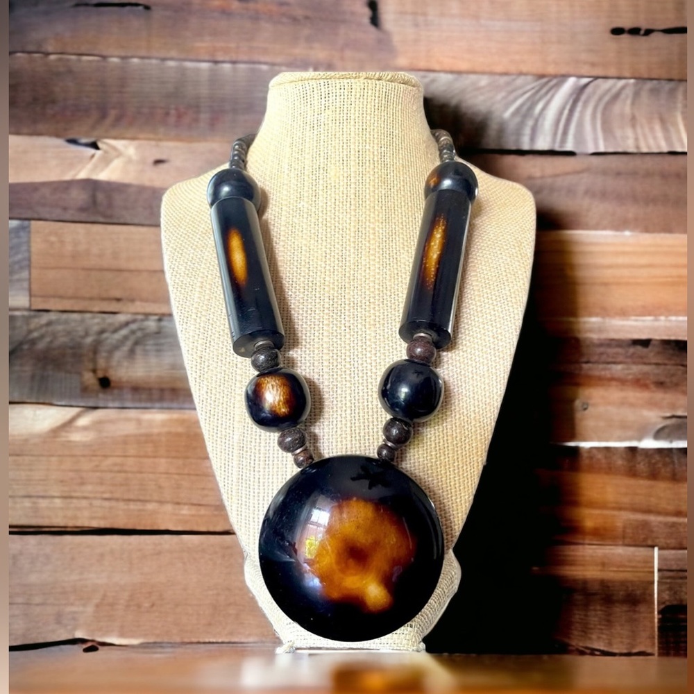Vintage Wooden Necklace